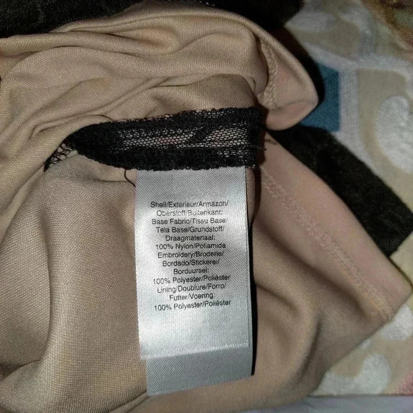 DONNA KARAN Floral Embroidered sleeveless dress. Size 4 - Picture 8 of 10